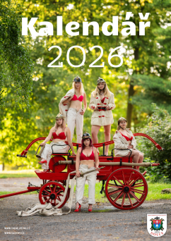 Nástěnný měsíční kalendář na výšku 2026